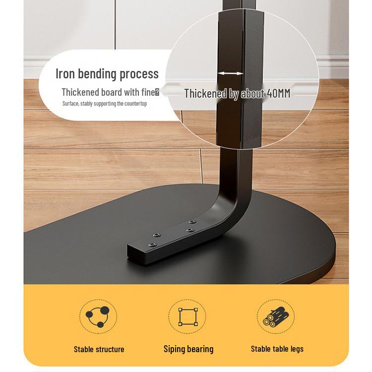 Minimalist Mobile Side Table with Storage for Sofa or Bedside