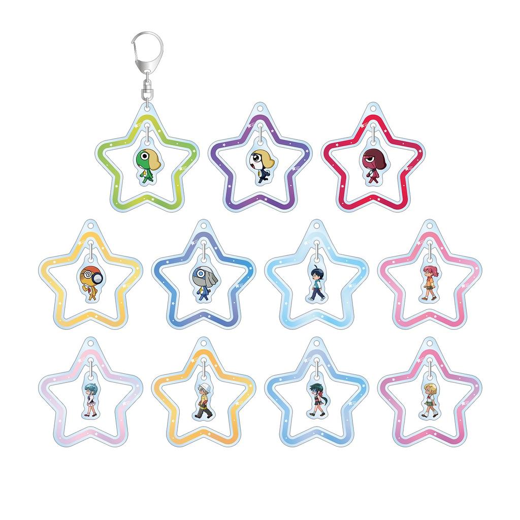 Anime Trading Chibi Toko Swaying Acrylic Keychains Box of 11 "Sergeant Keroro" ver.A