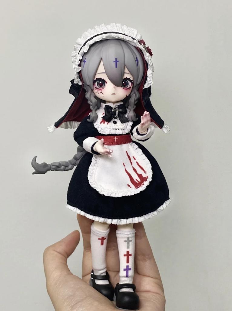 Nissa Bizarre Nightmare Bjd Series Blind Box Mystery Kawaii Trendy Articulated Action Anime Figures Toys Ornament Birthday Gifts
