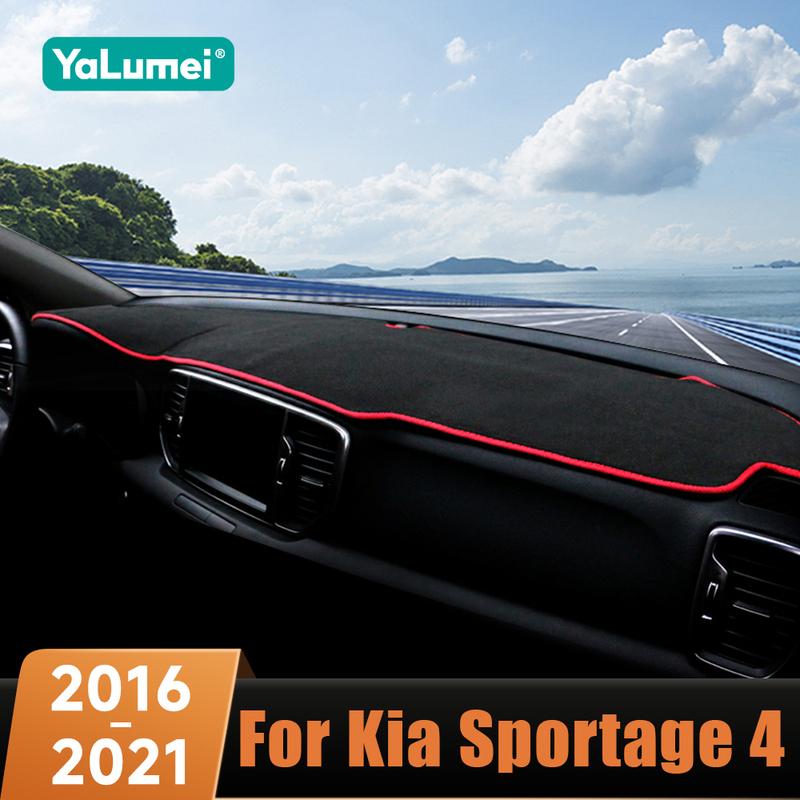 Car Dashboard Avoid Light Pad Trument Platform Desk Cover Case Mat Carpets For Kia Sportage 4 2016 2017 2018