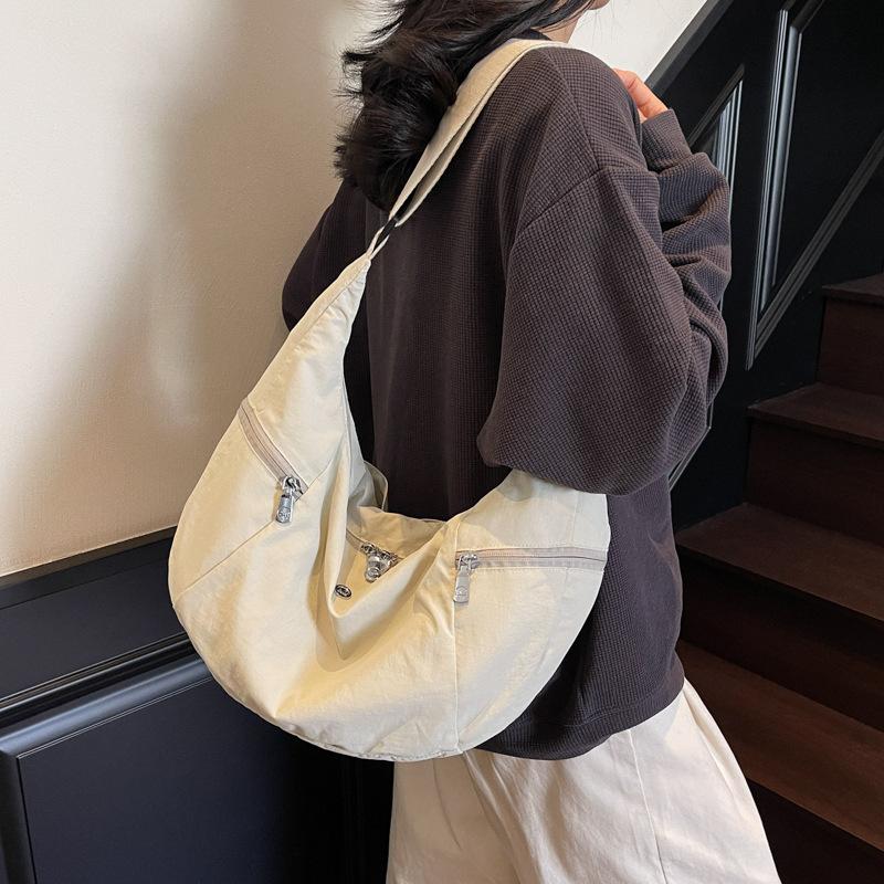 Hobo Bag Women's Large Capacity Shoulder Crossbody Bag Lightweight Sports Bag