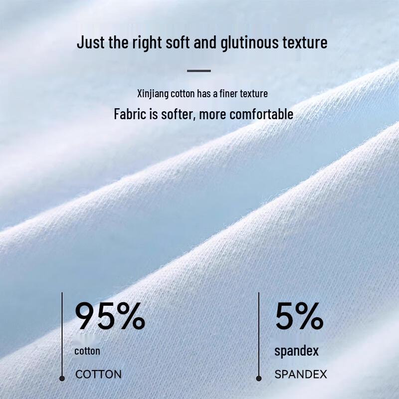 FitonTon Girls' Pure Cotton Antibacterial Briefs 5-Pack