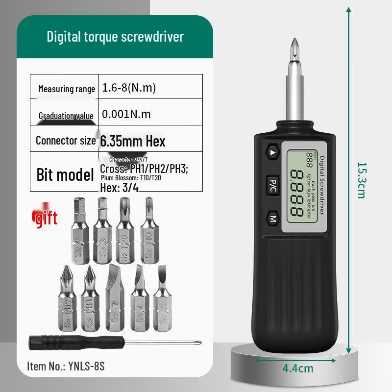 Rongyu 1.6-8N.m All-Metal Adjustable Torque Screwdriver