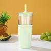 Water Bottle High Value Straw Cup Outdoor Sports Water Cup Sealed Leak-proof Fruit Teacup Large Capacity Plastic Cup Girls Youka Cup