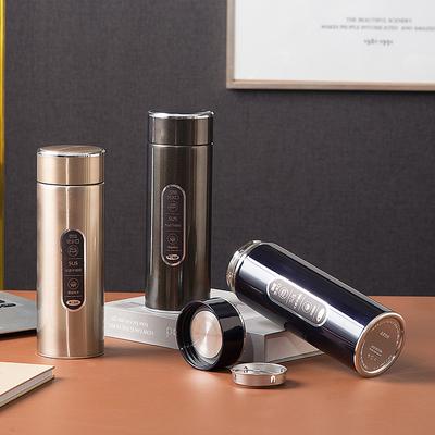 New Stainless Steel Portable Business Tea Separation Thermos Cup High-grade Gift Cup