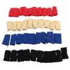 40Pcs Finger Sleeves Elastic Nylon Sports Joint Protector for Basketball Volleyball Red Blue Black Beige
