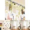 Elegant 100x200cm Butterfly Print Voile Curtain For Stylish Window Treatments
