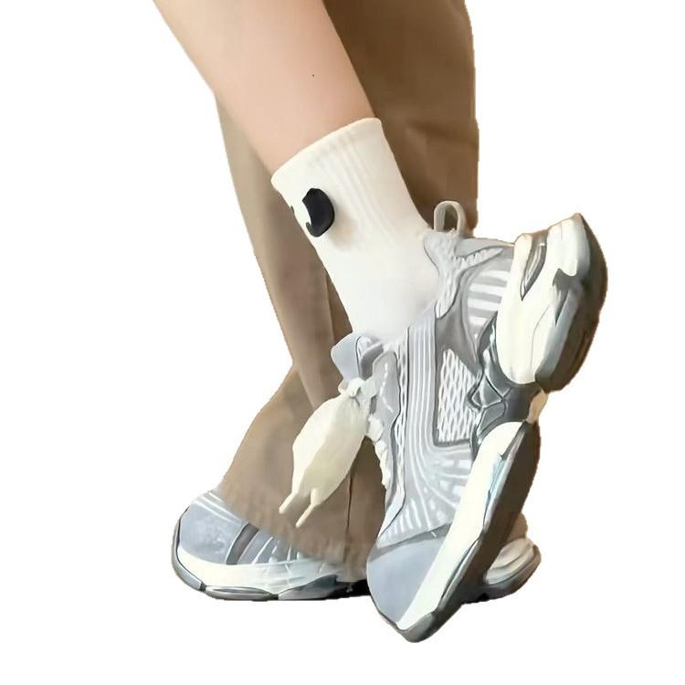Thick-soled Heightening Dad Shoes for Women 2025 New Korean Version Niche Design Breathable, Non-slip and Wear-resistant, Versatile Sports and Leisure