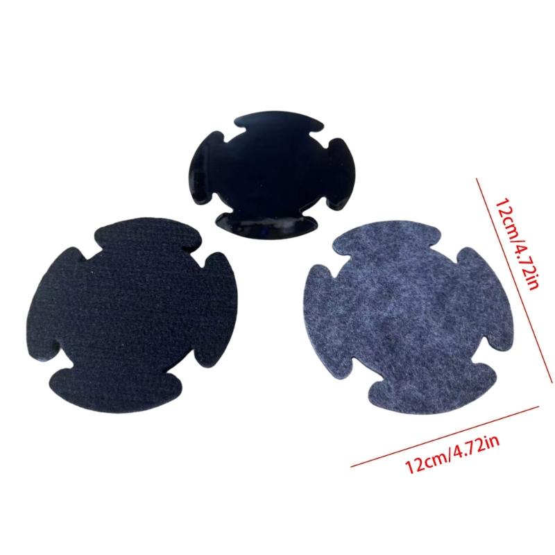 Drum Reinforcement Sticker Bass Kick Drum Mute Pad Felt Bass Drum Silencers Pad Dampeners Drum Practice Accessory
