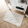 Bath Mat - Gladis - Tufted Jacquard - 100% Cotton - White