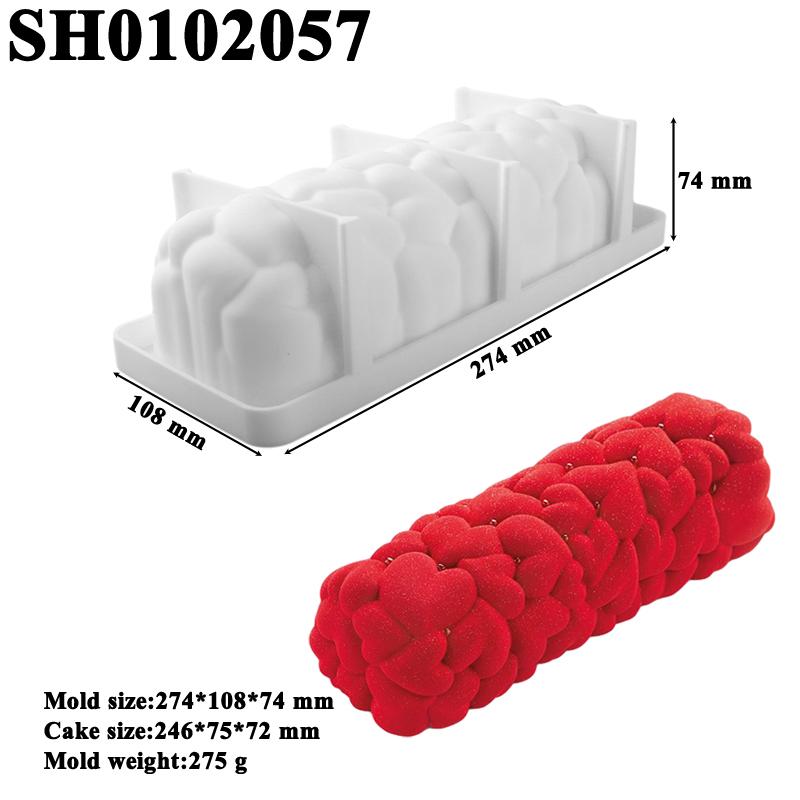 Food Grade Silicone Cake Molds Single Cell Mousse Moulds Dessert Decorating Pan Non Stick Pastry Baking Tools Kitchen Bakeware