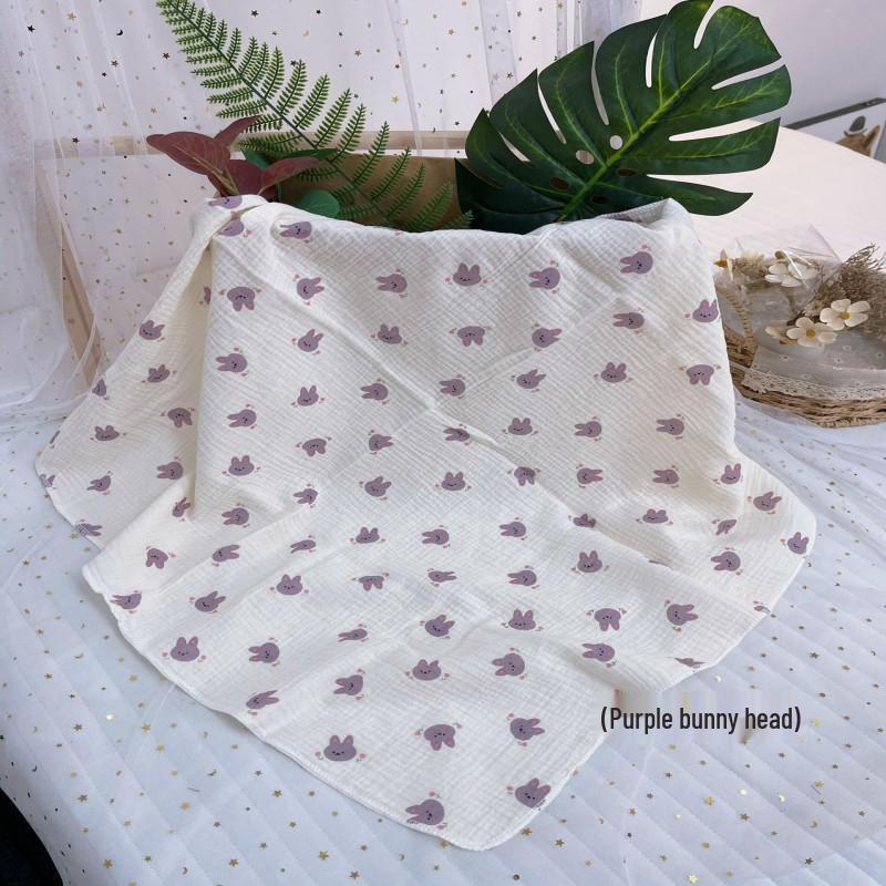 Korean Style Two-Layer Swaddle Blanket for Newborns, Super Absorbent Gauze Bath Towel, Lightweight Summer Design