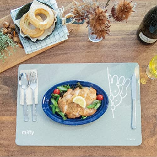 Okato Wipeable Placemat/Tablecloth/Lunchcloth, Miffy Peeping Miffy, 30x45cm