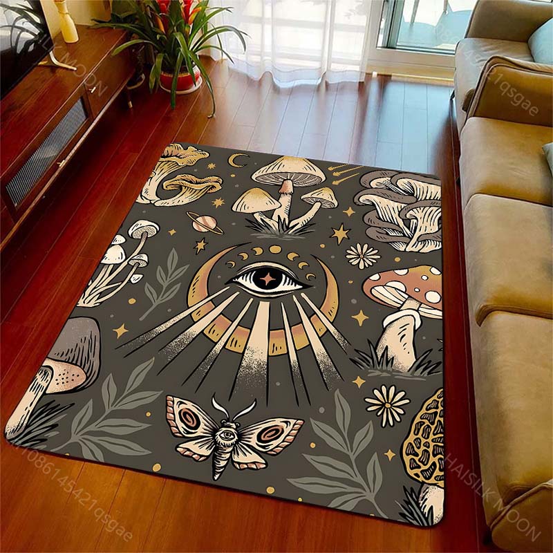 17 Styles Witch Eye Pattern Rug Carpets for Bedroom Living Room Sofa Mat Door Mat Dressing Room Rugs for Gifts