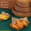 Kraft Paper Disposable Lunch Box - Rectangular Takeaway Box for Fried Chicken, Steak, BBQ, Snacks, and Meals