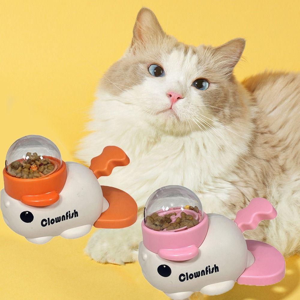 Cartoon Fish Design Pet Feeding Machine Interactive Dog Slow Feeder  Reduce Bloating