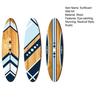 3 ks 12palcové velké námořní surfboardové nástěnné umění Dřevěný surfboard Závěsná pobřežní cedule pro obývací pokoj Ložnici Domácí dekorace