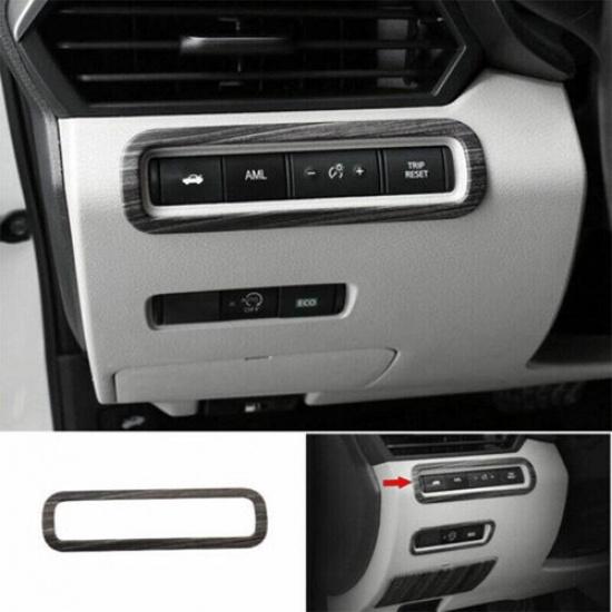 For Nissan Altima - Wood Grain Steel Interior Tail Box Switch Cover Trim