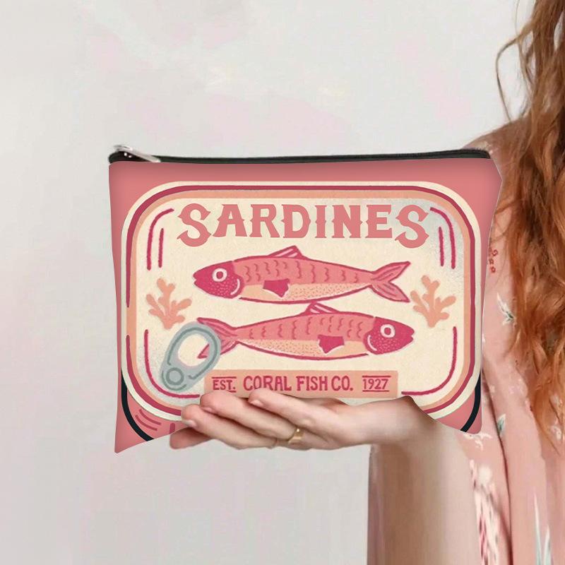 

Друкована подарункова косметичка мультяшний тваринний жіночий клатч портативний на блискавці для подорожей сумка для прання полотняний пенал для канцтоварів sf-349 різнокольоровий