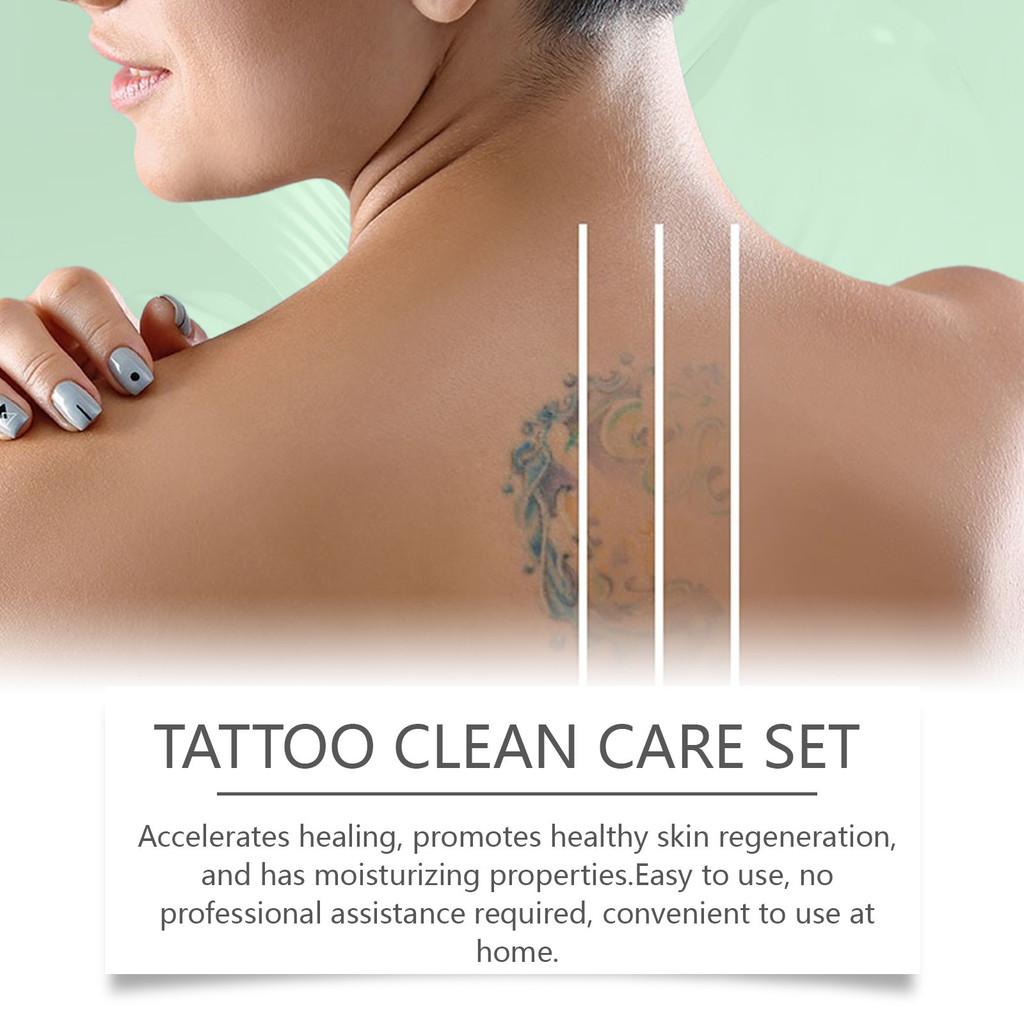 Eelhope Professional Tattoo Covering Care Set With Nourishing Repair Spray And Cream For All Skin Types