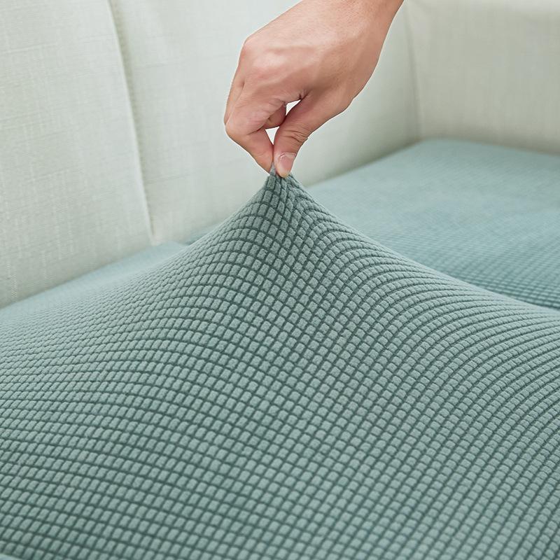 Pure Color Simple Lazy Sofa Cover Four Seasons Universal Sofa Single and Double Combination