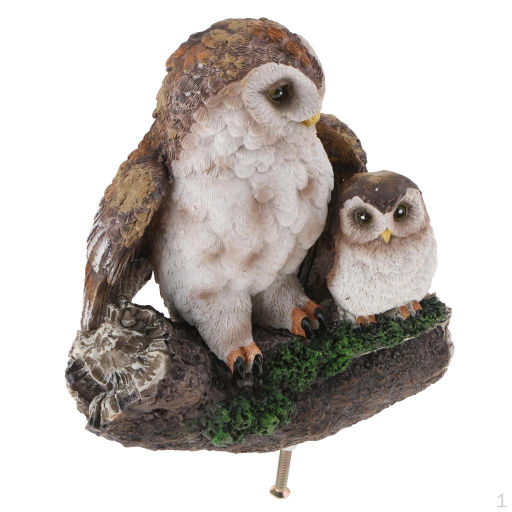 

Colorful Owl children toy Bird Lawn Ornament home and garden Decor коричневий