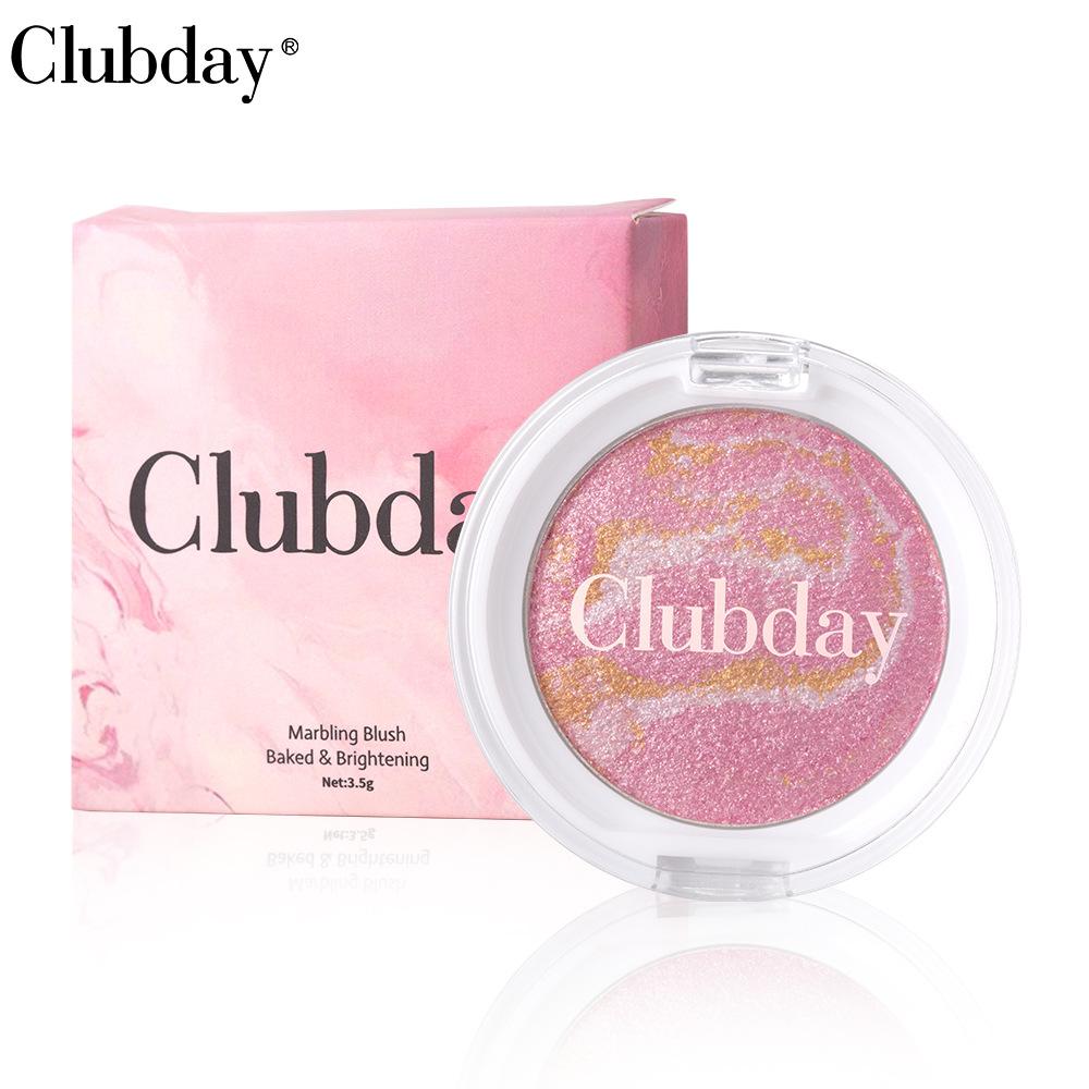 Glitter high-gloss blush makeup facial brightening plate multi-purpose easy-to-color rouge wholesale