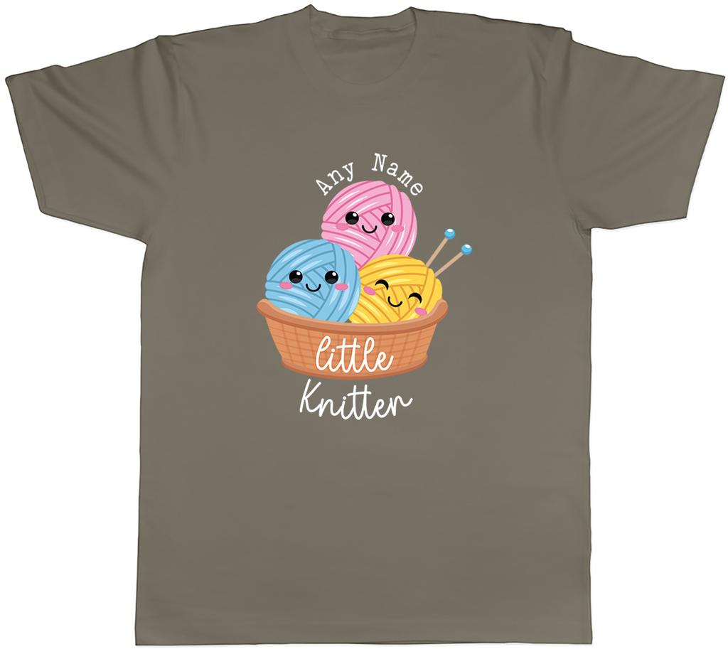 Gepersonaliseerd Klein Breiwerk Grappige Wol Breien Unisex T-shirt Tee Cadeau Top