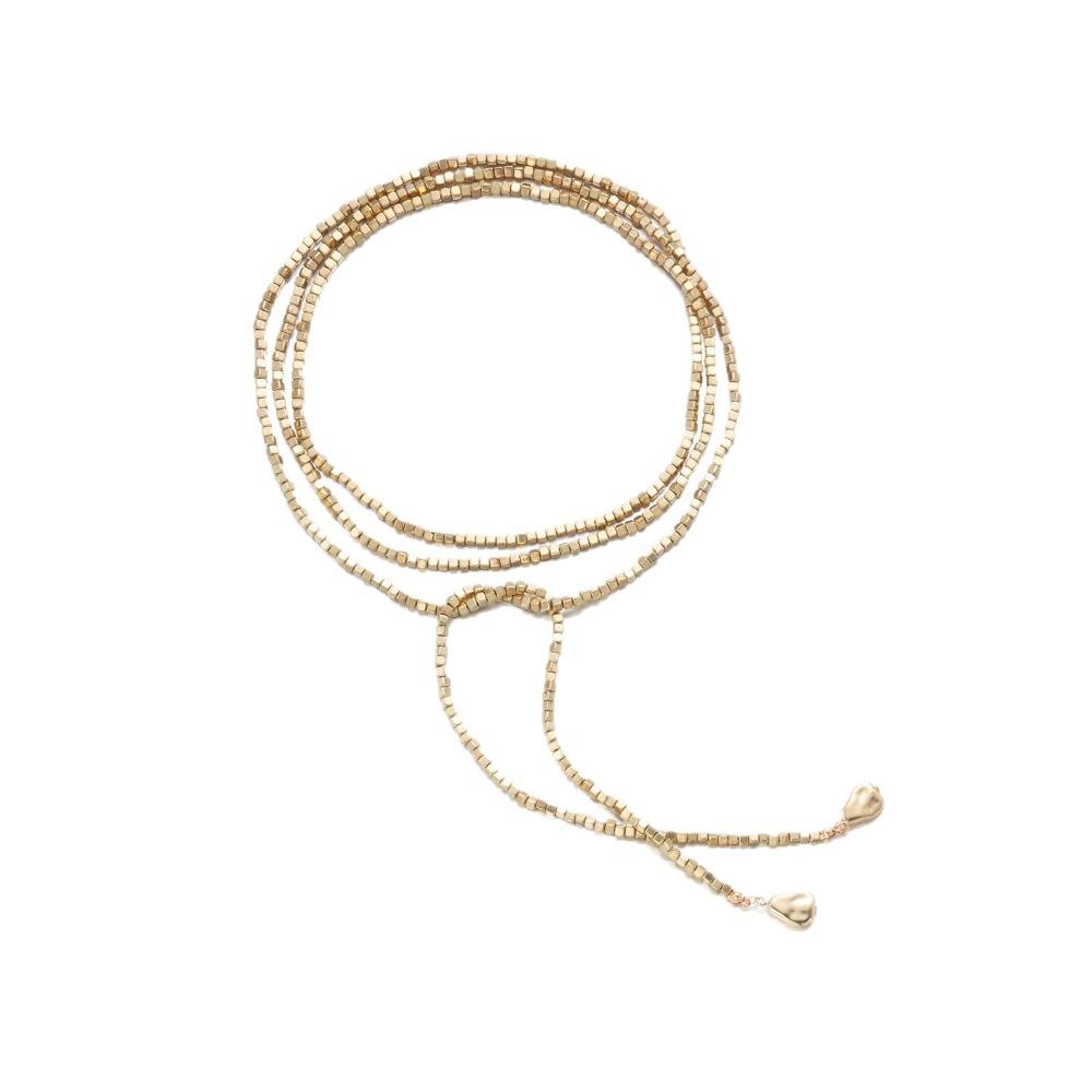 

Geometric Layered Collarbone Chain Vintage Sweater Chain Hip-hop Minimalist Necklace Women