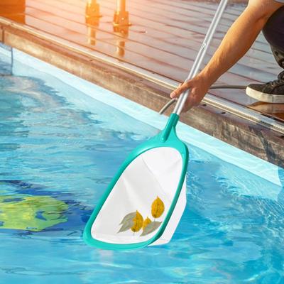 Laubabscheidernetz für Pools, ultrafeines Netz mit langem Griff, einfach zu verwendendes, abnehmbares Reinigungsnetz für Schwimmbäder, Laubfänger