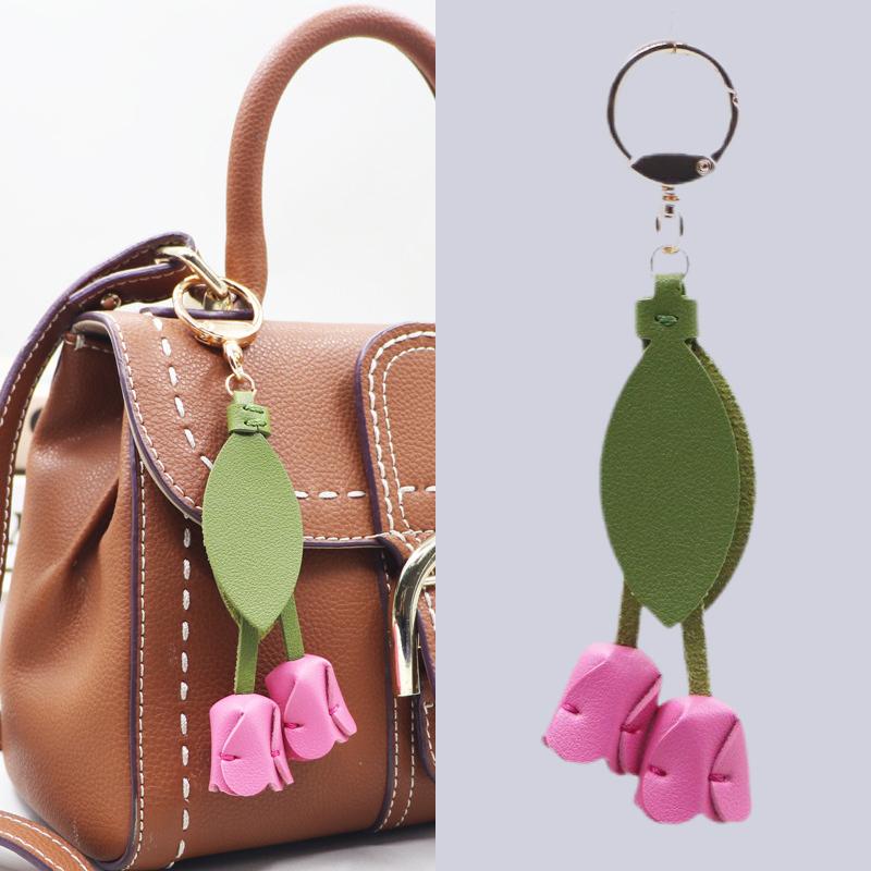 Top Layer Cowhide Osmanthus Flower Pendant, Artificial Flower Pendant, Stereo Pendant Flower Accessories Hanging Decorations New