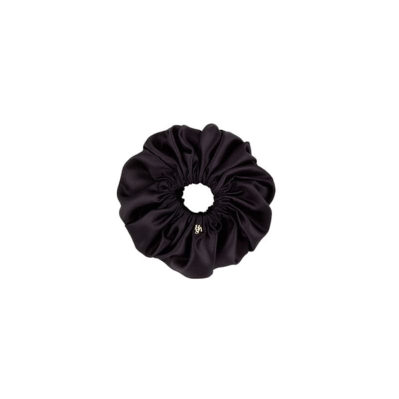 HAS HDM004 Classic big shirring satin scrunchie