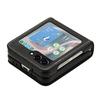 For Samsung Galaxy Z Flip5 5G Case Calf Texture PU Leather Shockproof Phone Cover