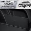 For Kia Seltos KX3 SP2 2021~2025 2022 Car Upgrade Trunk Storage Partition Multifunction Storage Box Auto Interior Accessories