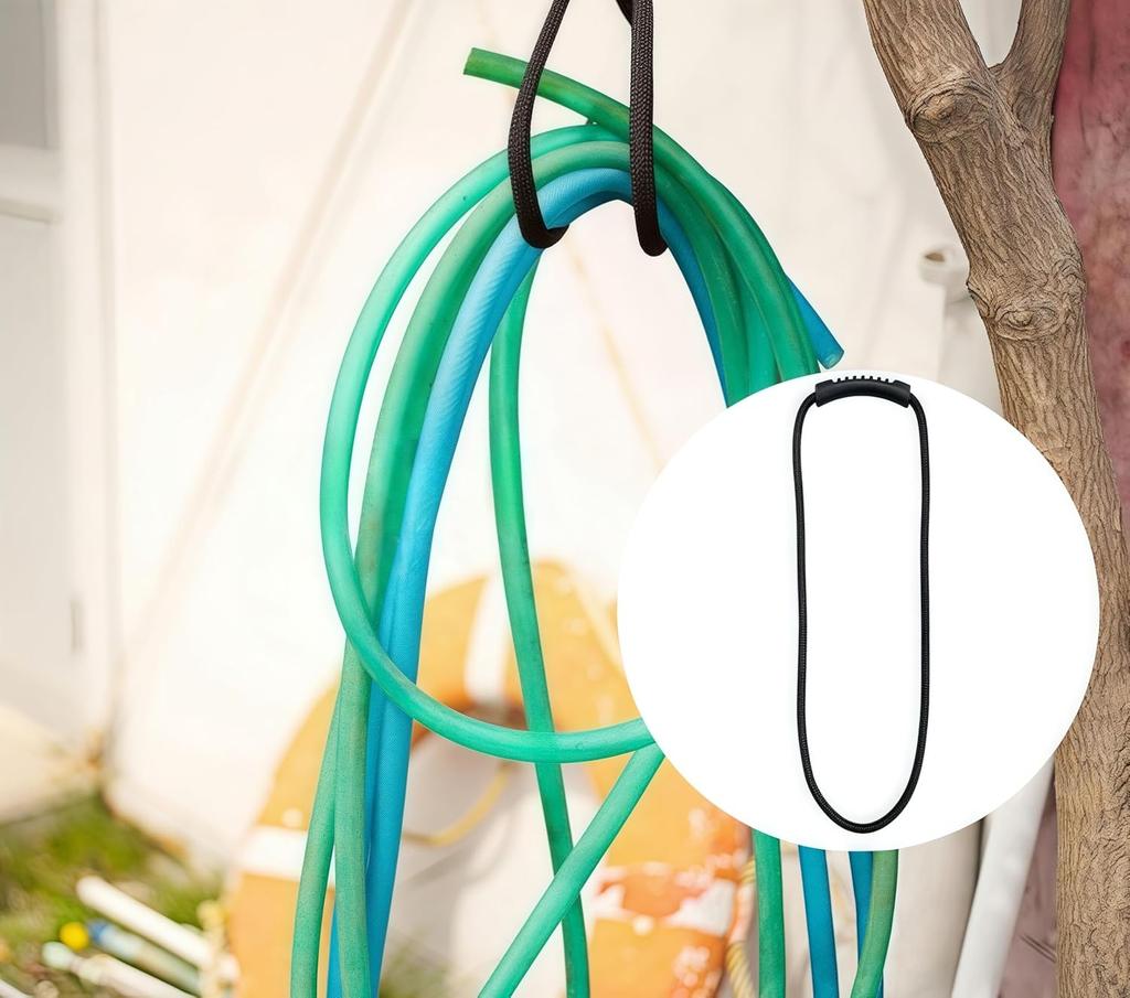 5/1PC Storage Straps Heavy-Duty Hook and Loop Cord Carrying Strap Hanger Cable Organizer with Handle for Pool Hoses Garden Hoses