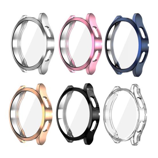 Protective Frame Thickened Design Sweat-proof TPU 40/42/44/46mm Waterproof Watch Protector Shell for Samsung Galaxy Watch 4/4 Classic