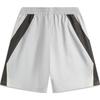 Li Ning Bad Five Basketball Serie Gespleißte Mittelhohe Taille Kordelzug Bequeme Atmungsaktive Lockere Sportshorts Herrenshorts Nebelgrau AKSU445-3