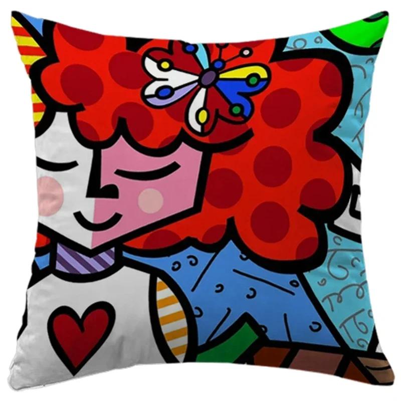 Luksuriøst Sofaputetrekk B-Britto Putetrekk Firkantet Putetrekk Hjemmetekstil Dakimakura Bryllupsgave