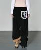 Iwaiial Frill Lace Sweatpants - Black