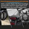 Midimttop Front Headlight Grille Cover Front Rear Turn Signal Headlamp Lens Light Cover Indicator