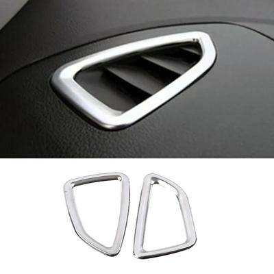 For Hyundai Tucson 2015-2018 Dashboard Air Conditioner AC Outlet Vent Frame Cover Trim Stainless Steel Sticker