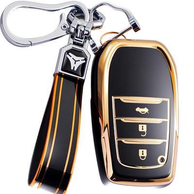 Smart Key Key Stylish Key Holder for Toyota Land Cruiser Prius New Harrier 80 Yaris Cross Case, Cover, Scratch-Resistant 250, 60, Series, (Glossy