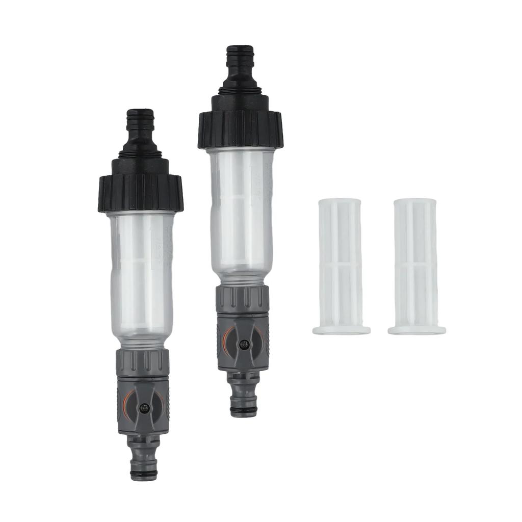 Water Filter Set for Motorhome Equipment Includes 2 Filters Replacement Strainers and Quick Adapters for Applications