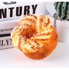 Simulation Food Fake Bread Artificial Cake Toy Flower-Shaped Large Bread Spiral Soft Bread Photography Prop PU Material Toy