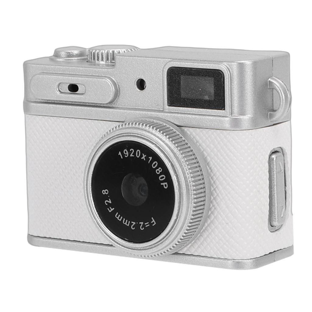 Keychain Digital Camera 1080P FHD Tiny Video Camera 0.96in Screen Vintage Portable Video Recorder
