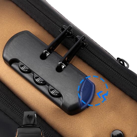 Anti-theft Crossbody Bag Shoulder Backpack with USB Charging Port Waterproof Sports Sling with Lock for Men And Women Travel Camping Daily Use