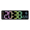 Colorful Multi-Functional Living Room Countdown Wall Clock 5529