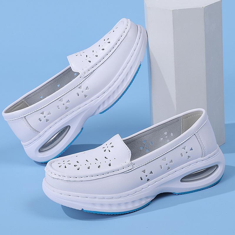 Plus Size Shoes for Women 34-42 Spring Summer Autumn Women Slip On Platform Wedges Comfortable Non-slip Nursing Shoes