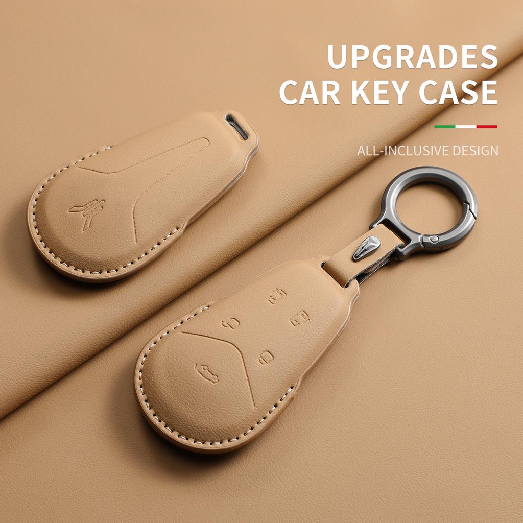 5 Buttons Original Color Car Key Case Cover Shell For VOYAH DREAM POWER PHEV EV Anti-Scratch Auto Keychain Garnish Accessories