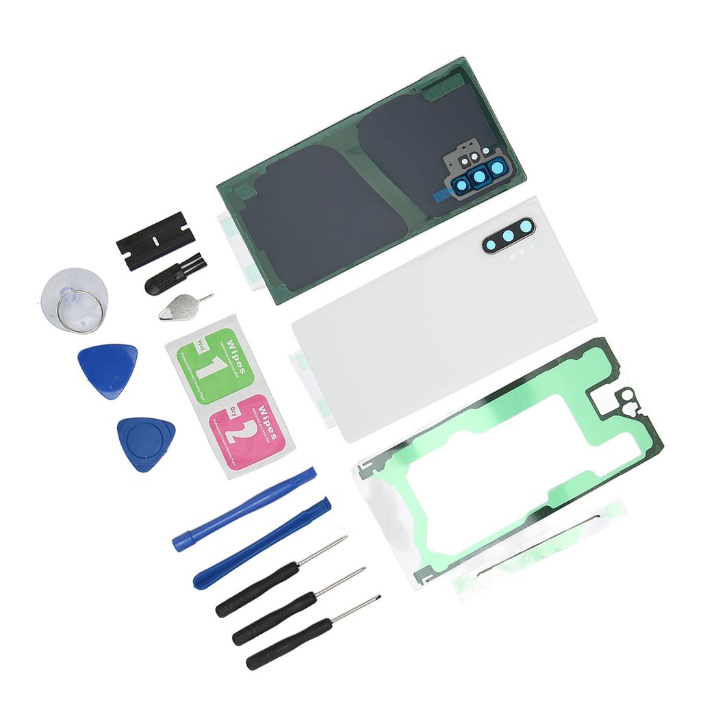 Rear Glass Cover Replacement Perfect Fit Front Outer Glass Screen Cover for Samsung Galaxy Note 10